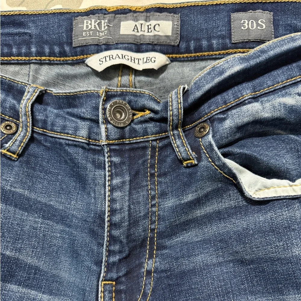 BKE Men's‎ Straight Jeans - Dark Blue